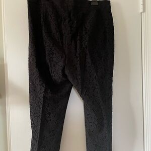 J. Crew Black Lace Pants